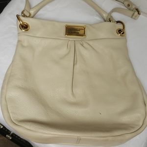 Marc Jacob's shoulder bucket bag purse ivory